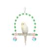 Colorful Bird Swing Toys Bell Perch Parrot Standing Stick Hammock Cage Chew Play Toy  Pet Bird