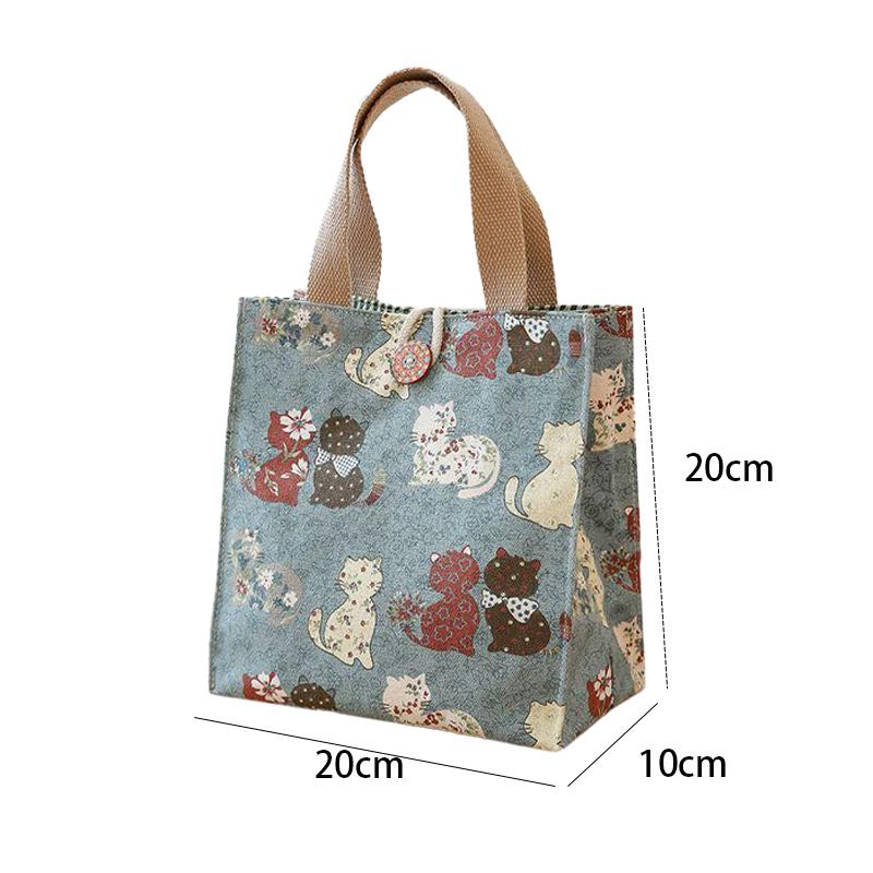 Large Capacity Goes Out To Medium Bento Lunch Box Bag Handbag