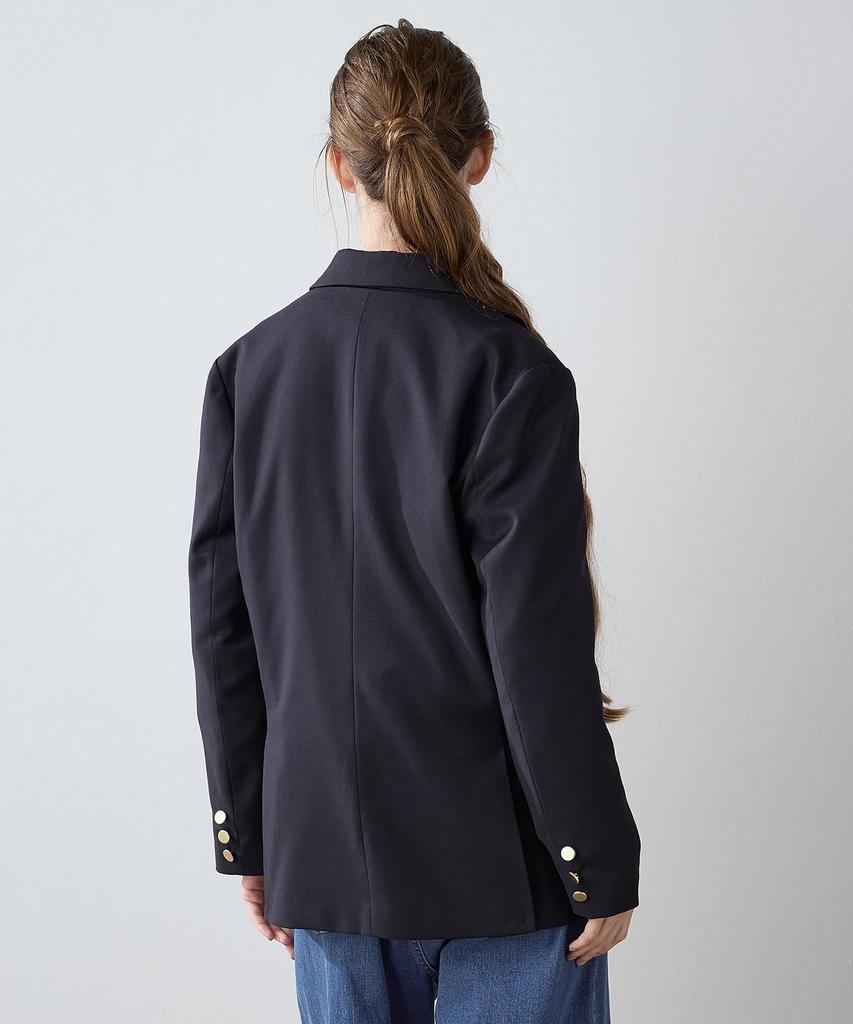 Souk Tailored Jacket for Women Navy [Le Holiday] W-breasted 295074,