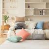 Modern Corduroy Throw Pillow Case Solid Color Soft Decorative Cushion Cover for Sofa Bedroom and Living Room Accent