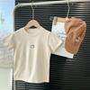 Girls Cotton Cartoon T Shirt Summer Loose Short Sleeve Top Baby Breathable Printed Tee