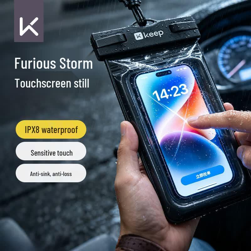 Keep Touchscreen Waterproof Phone Bag for Delivery