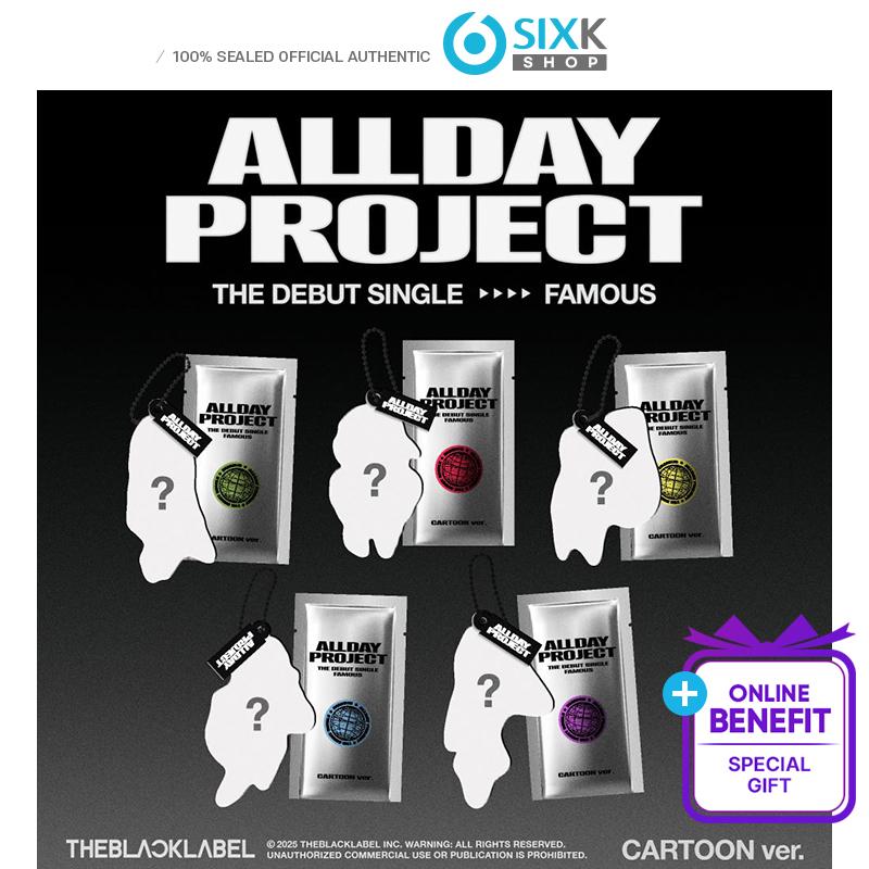 

[Pre-order] ALLDAY PROJECT The Debut Single [FAMOUS] CARTOON ver. (Online Benefit) RANDOM / POB WITHMUU