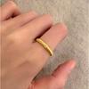 Adjustable Matte Brushed Ring for Women – Elegant, Light Luxury, Open Index Finger Ring