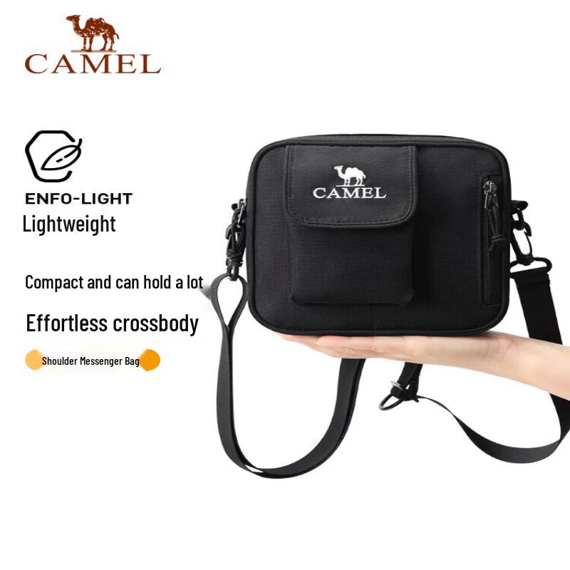 Camel Unisex Crossbody Bag