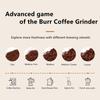 Electric Coffee Grinder Adjustable Grind Settings Plastic Coffee Mill Portable Coffee Bean Grinder for Outdoor Portable