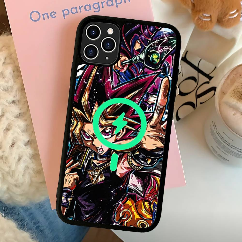 Amine Yu Gi Oh Classic For Magsafe Magnetic Phone Case For IPhone 17 16 Pro Max 15 Plus 14 13 12 11 Cover