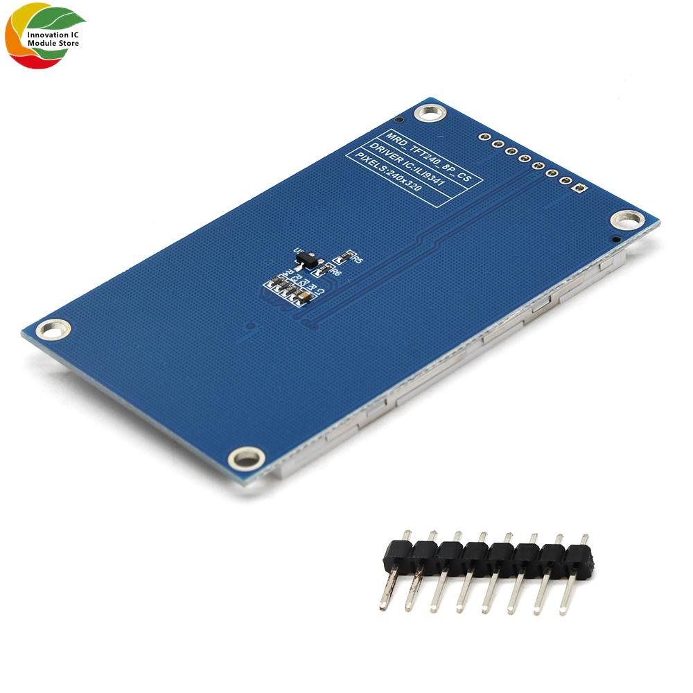 2.4Inch SPI TFT LCD Color Screen Module ILI9341 Driver Module240X320 Resolution Compact Design Easy Operation Stable Performance