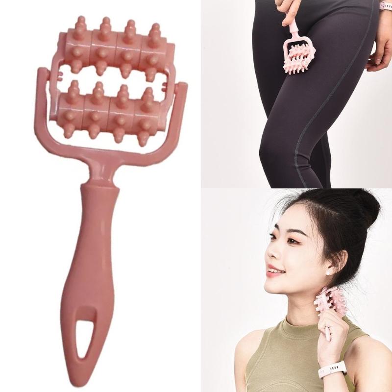 Friendly Plastic Massage Roller For Legs Shoulders Multifunctional Handheld Tool Manual Massage Roller