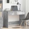 Bureau - MAISON EXCLUSIVE - 100 x 50 x 78 cm - Gris Béton - Bois d'ingénierie - 1 tiroir