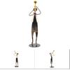 Trumpet Player Figurine Modern Abstract Handcrafted Metal Musician Sculpture for Living Room Tabletop Shelf Desk Office
