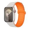 Compatible Silicone Magnetic Buckle Band for Apple Watch Series 1-11, Ultra 3, SE 3 Three-Bead Style