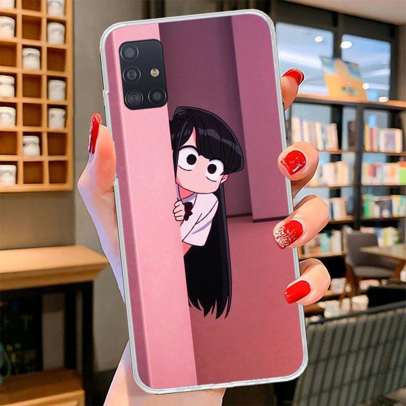 Komi Can't Communicate Cover Phone Case For Samsung Galaxy A12 A22 A32 A52 A72 A02S Phone Case Note 20 Ultra 10 S10 Plus A51 A71