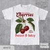 Retro Körsbär Kommersiell Grafisk T-shirt, Vintage Körsbär T-shirt