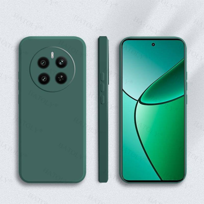 

For Realme 13 4G Case Cover For Realme 13 4G Soft Original Liquid Silicone Candy Color Back Case For Realme 13 4G Case 6.67 inch For Realme 13 4G