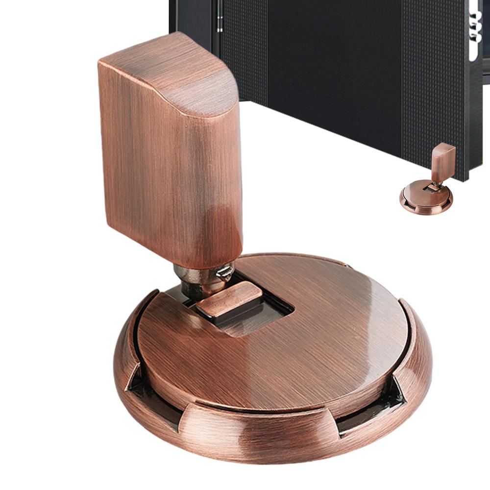 

Сверхпрочный напольный дверной стопор Невидимый Без сверления Без магнита Дверной стопор Регулируемый Ветрозащитный Дверной стопор Удерживает дверь открытой белый