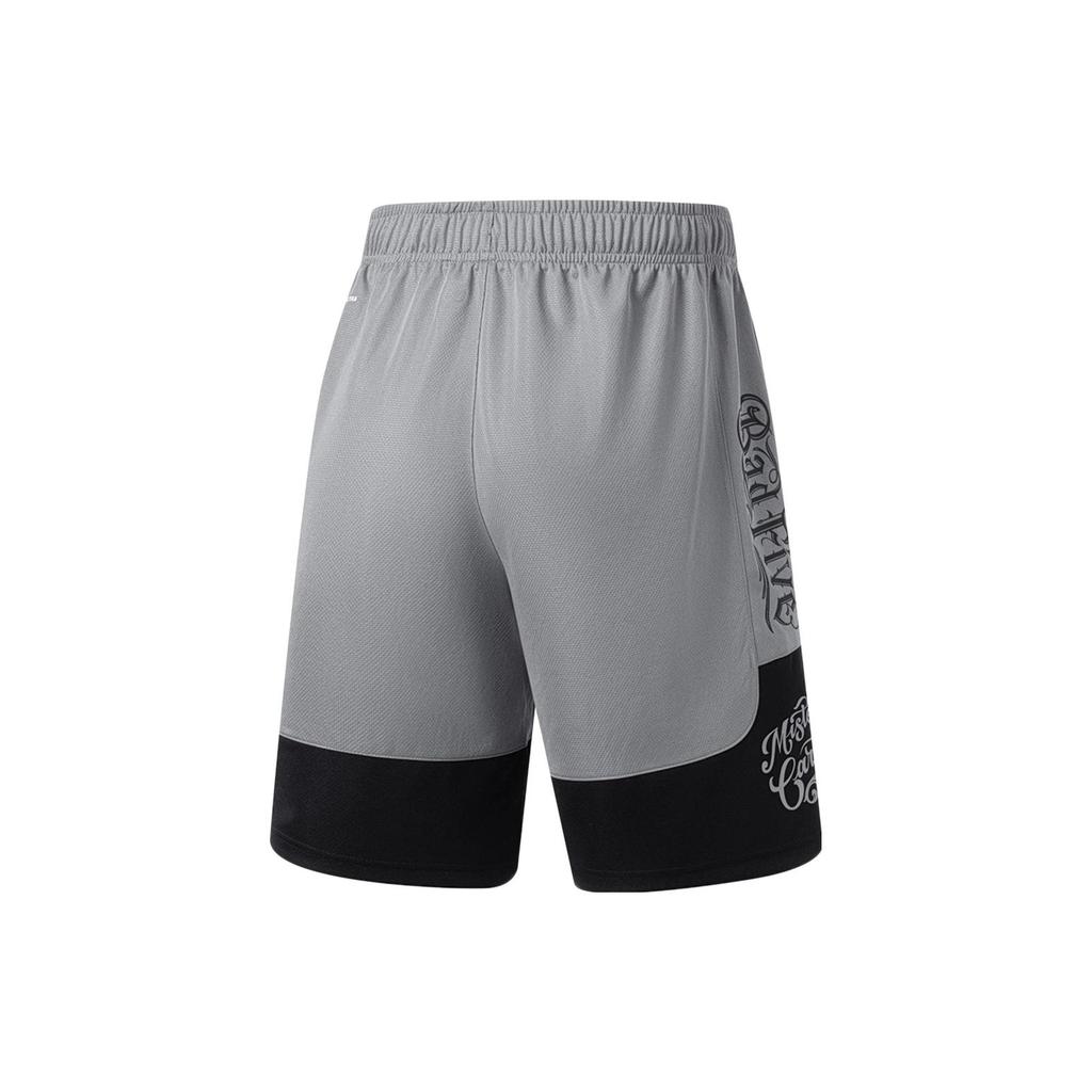 Li Ning Sports Shorts Men's Shark Gray Black AAPT045-9