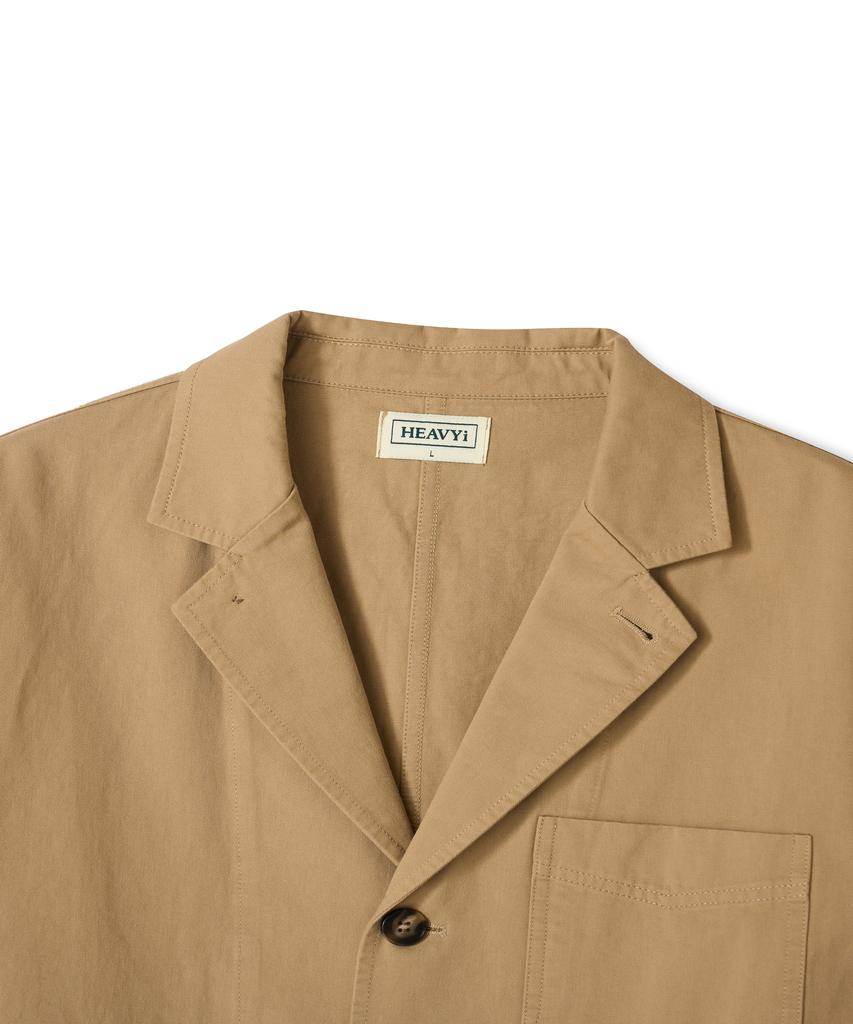 Heavyi Heavy Cotton Club Jacket_Beige