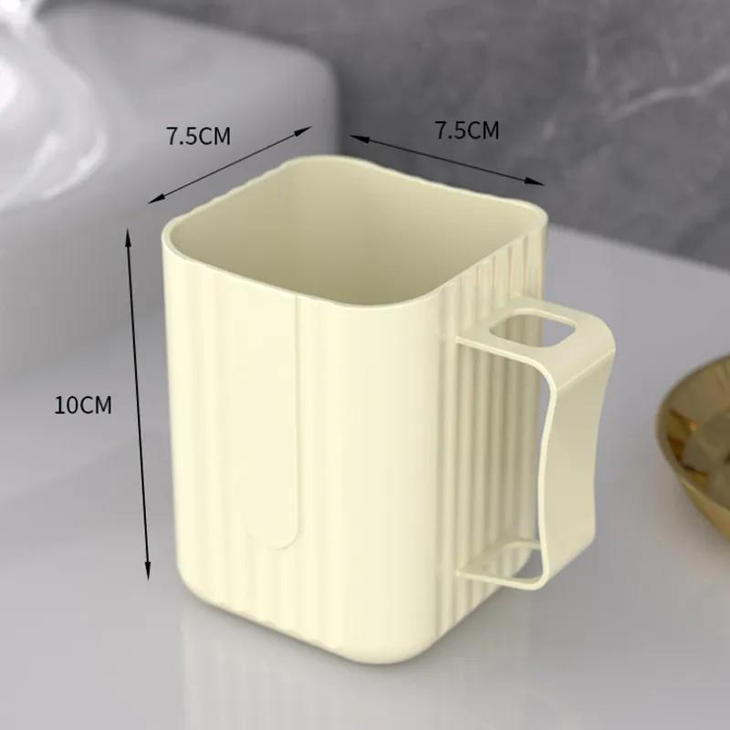 New Design High Beauty Toothbrush Cups For Home Couples Milk White Toothbrush Cups Toilet Cups Children'S Teeth Cups Toothbridge Cups Storage Cups