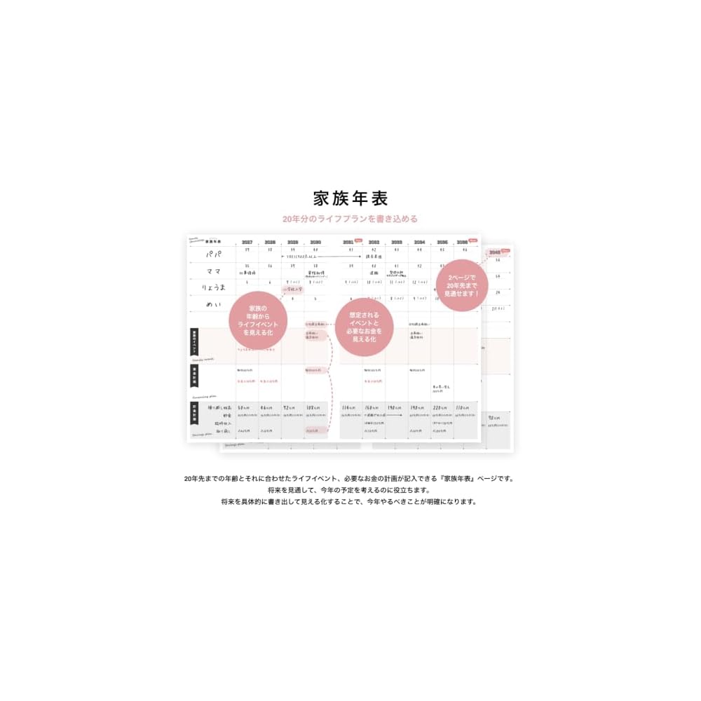 Y-Style Working Mother's Planner 2027, January Start - March End, B6 Size, Family Weekly To-Do List