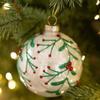 Korean Style Christmas Glass Balls 8cm Christmas Tree Pendants Multicolor Christmas Ball  New Year