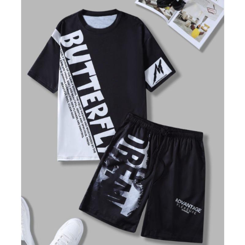 Sommar Ny Herrkostym Har 3D-tryckta Mönster, Vilka Är Casual, Moderiktiga, Mjuka, Bekväma och Andningsbara