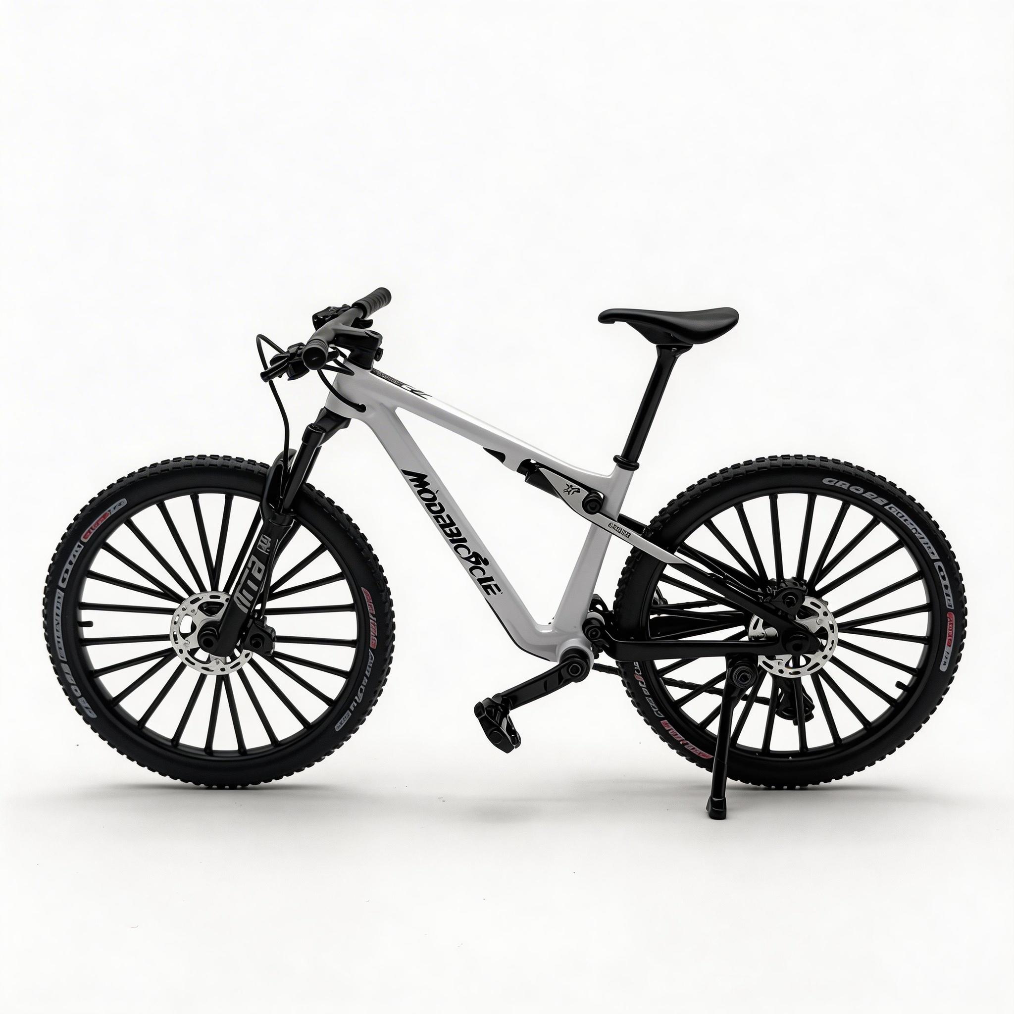 1:8 Modelllegierung Fahrrad Neues Spielzeug Metallfahrräder Druckguss Simulation Sammlung Geschenke Spielzeug für Jungen black