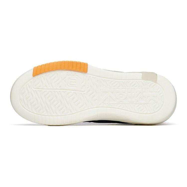 Anta Lightweight Durable Non-Slip Low-Top Kids Skate Shoes Kids Sneakers White Gray 312228011-3