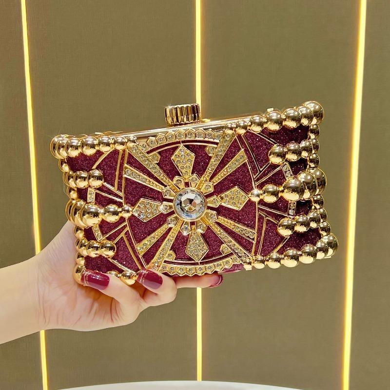 Handbag Evening Bag Luxury Minimalist Crystal Handbag Fashion Chain Strap Crossbody Bag