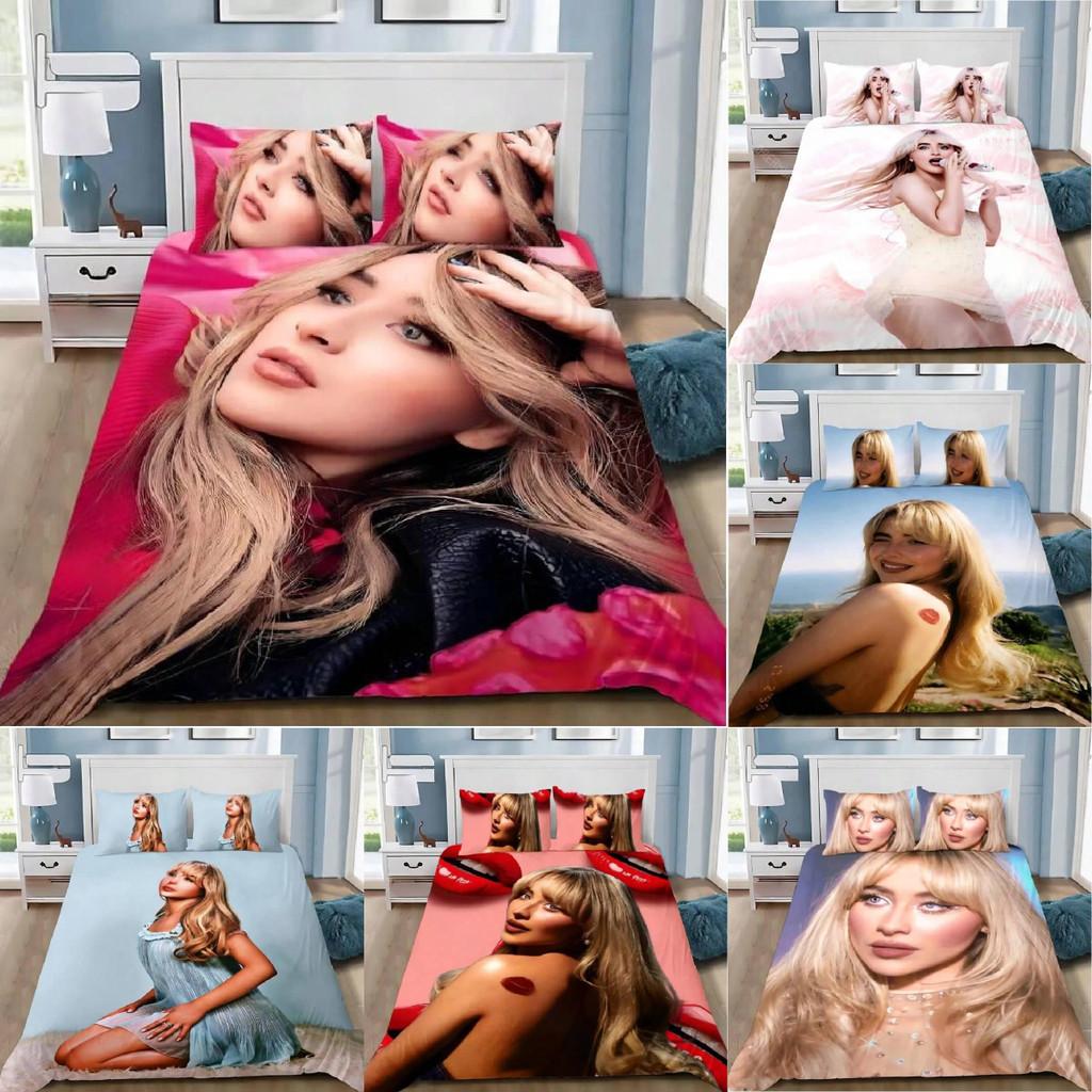 Duvet Carpenter Sabrina Cover Pillowcase Bedding Set Boy Girl Bedroom Decoration