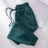 Sports Women's Velvet Sweatpants New Autumn and Winter Casual Thickened Loose Solid Color Versatile Trousers