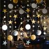 New Year Merry Christmas Garland 4M Decorations for Home Twinkle Star Paper ChristmasTree Ornaments