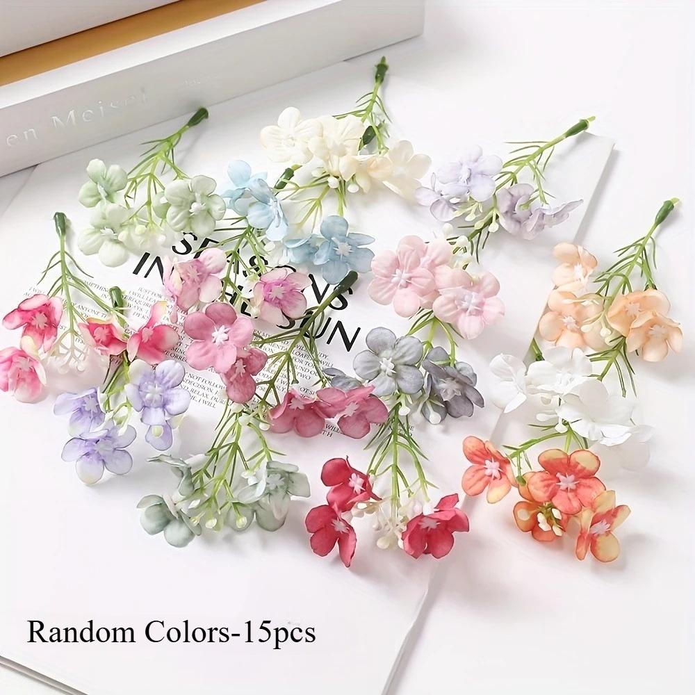 

15pcs/20pcs Daisy Artificial Flowers Head Fake Flower Party Decoration DIY Craft Home Wedding Decoration Vases Gifts Accessories