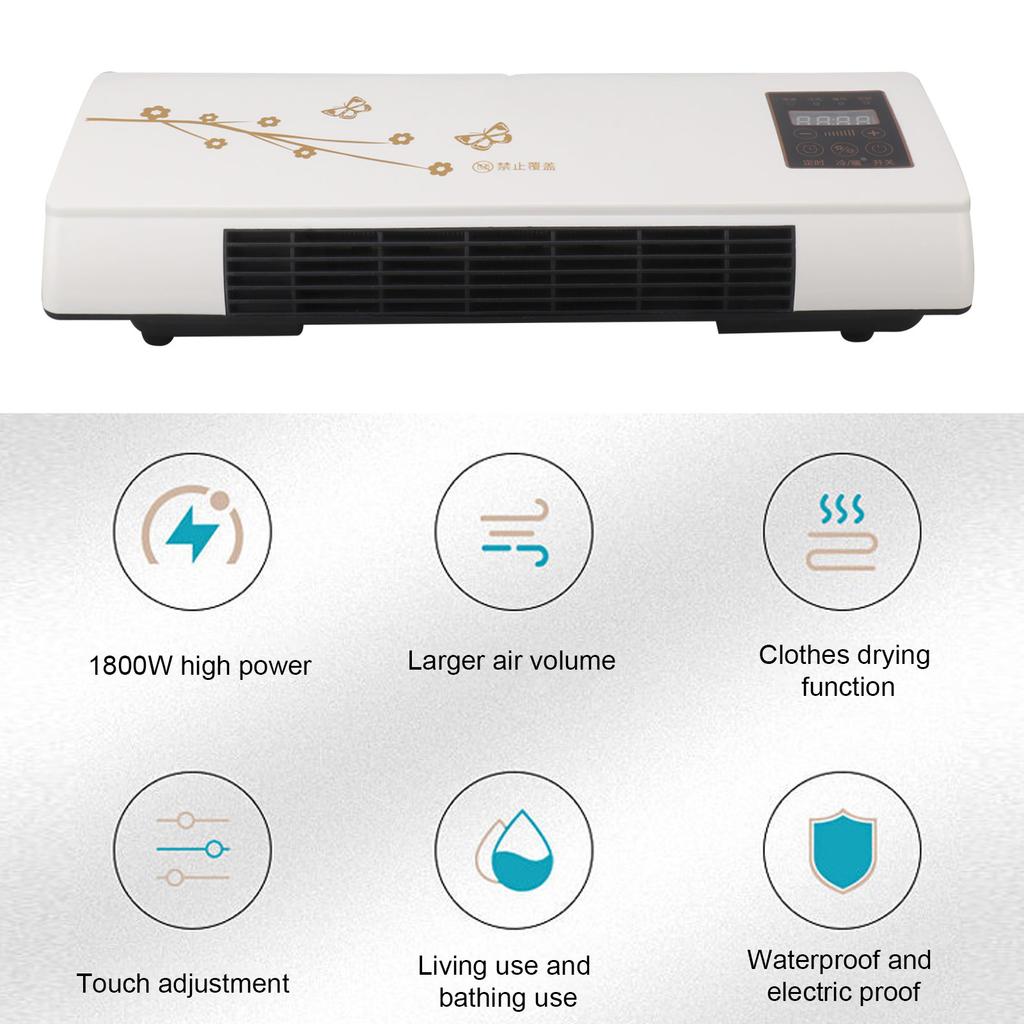 Kleine Wandklimaanlage Kühlung und Heizung Klimaanlage Kleine Wandmontierte Klimaanlage für Wohnzimmer Schlafzimmer