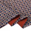 [BYSIFA] Winter Business Men Scarves New Brand Male Long Silk Scarf Cravat Double Faces Coffee Paisley Men Neck Scarf 170*30cm