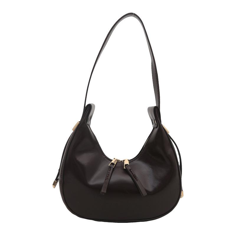 Borsa a Spalla alla Moda a Forma di Raviolo d'Acqua in Pu con Dettagli a Cucitura per Street Style