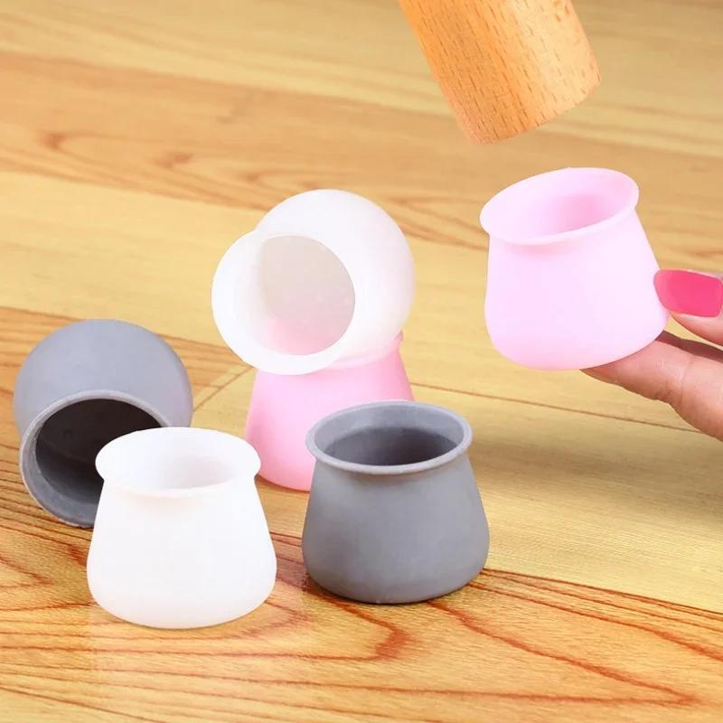 Furniture Chair Foot Cover Rubber Pad Chair Leg Protectors Table Leg Covers Protector Legs of Chairs Dust Jackets Floor Cap Pads