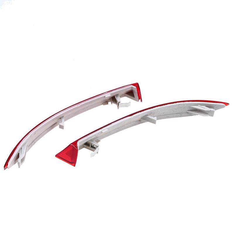 !new! Car Bumper Face Bar Cover Reflector Red Warning Lights Side For BMW X5 E70 LCI 2011-2013 63147240997 63147240998