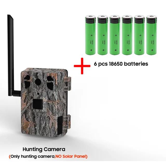 4MP 4G SIM Solar Hunting Trail PIR Motion Detection Large Capacity Battery Outdoor Night Vision Wildlife Camera