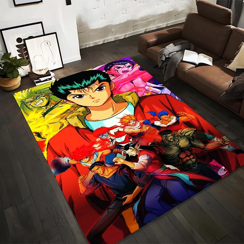 

Anime Inspired Carpet with Vibrant Characters and Dynamic Design Suitable for use as an anti-slip for living room bedroom sofas 40x60cm( 15x23in )