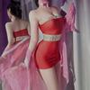 Sexy Underwear Sexy Antique Hanfu Tube Top Fox Da Ji Bag Hip Skirt Uniform Pure Desire Pajamas Suit Elegant Nightclub Girl