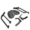 Motorcycle Rear Luggage Rack Carbon Steel Strong Load Bearing Secure Support Cargo Carrier Holder Bracket Replacement