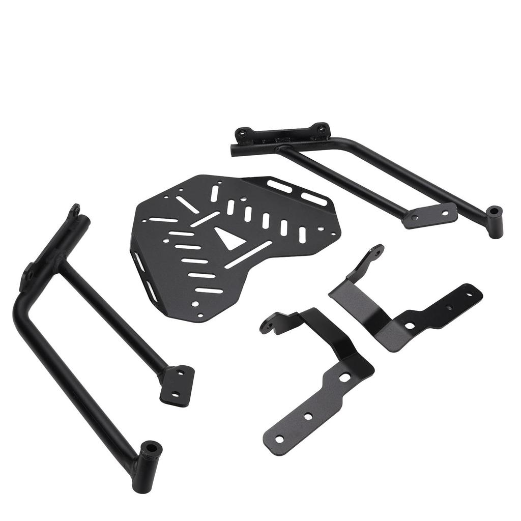Motorcycle Rear Luggage Rack Carbon Steel Strong Load Bearing Secure Support Cargo Carrier Holder Bracket Replacement