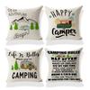 Colorful And Interesting Words Throw Pillow Covers With Digital Printing Of Short Plush Fabric Car-Shaped Sofa Cushion