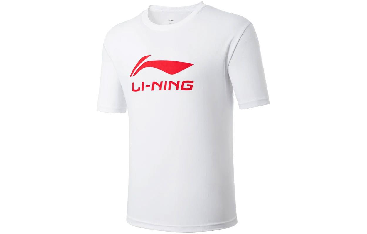Футболка Li Ning Бадминтонная Коллекция Унисекс Стандартная Белая ATSU493-2 4XL