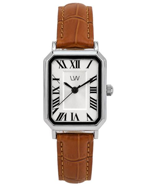 Lanjjeu Women'S Roman Square Leather Watch La 3005Lwh