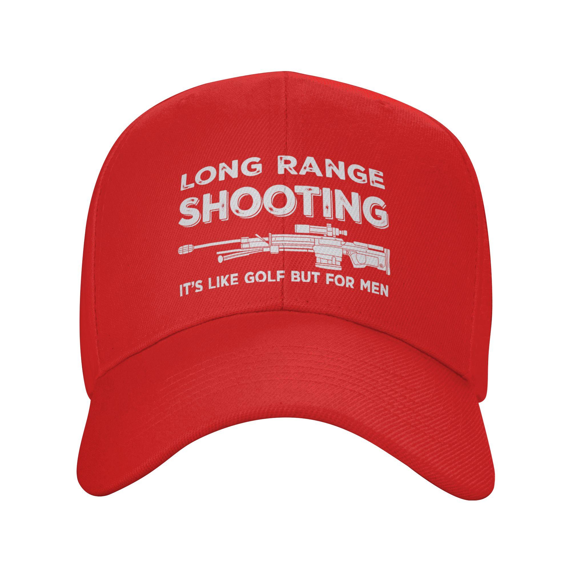 

Long Range Shooting Its Like Golf But For Men Baseball Cap Hunting Camping Dropshipping Trucker Hat Men Women Baseball Caps One Size