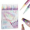 12Pcs/Set Nail Acrylic Graffiti Pen Colourful Nail Marker Drawing DIY Beauty NailArt Tool Waterproof And Quick Drying Nail Mark