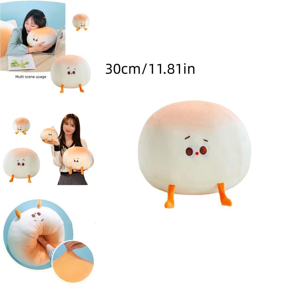 Cute Little Bread Pillow Creative New Bread Doll Plush Toy Adorable Dumpling Children's Stuffed Toy