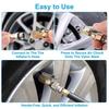 Brass Construction Quick Connector Heavy Duty Tire Inflator Adapter  Car Tire Inflation